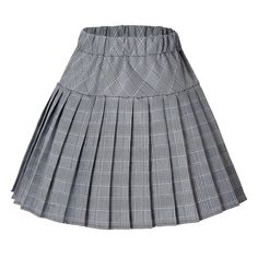 PRICES MAY VARY. Material: 20% cotton & 80% polyester. Lightweight, soft and comfortable to wear, natural and care for skin. It's a high waist with elastic band closure, classic plaid print, pleated style, skater design, uniform or school skirt. Matches: Easy to match a sweater, blouse, tees, tank tops, shirts or tunic tops. Perfect skirt as school uniform，cheerleading costume and cosplay custome, also suitable for daily wearing. Gentle wash and wash separately with other color clothing, machine