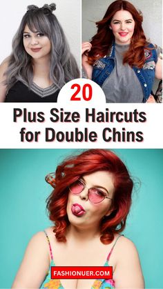 Find your perfect hairstyle with these 20 flattering plus-size haircuts designed for double chins in 2024! Whether you prefer short, medium, or long hair, there's a style here to enhance your look and make you feel fabulous. #PlusSizeHaircuts #HaircutsForDoubleChins #HairstyleInspiration #2024Trends #HairGoals #HairStyling #HairFashion #HairTrends #HairstyleIdeas #HairTransformation #BeautyInspiration #ConfidenceBoost #HairCare #SelfLove Medium Length Haircut Round Face For Women, Lob On Plus Size Woman, Medium Hair Cuts Fine Hair, Large Face Hairstyles, Hair Style For Plus Size Women Round Faces Long Hair, Haircuts For Round Faces Plus Size, Medium Haircut For Chubby Face, Plus Size Curtain Bangs, Hair Lengths For Face Shape Round