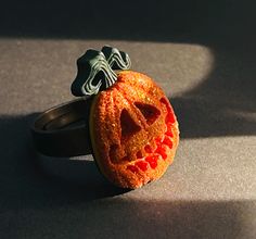 A pumpkin charm adheres onto an adjustable antique silver color ring.  The pumpkins charm is about 15 x 23mm. Fits most sizes. Perfect for Halloween! ♥ See more Halloween jewelry here: https://www.etsy.com/shop/iceblues/items?ref=listing-shop-header-item-count§ion_id=10461899 GIFTS Each item is individually wrapped in a branded jewelry gift box. We do not include price receipts in the package. We are happy to ship directly to the recipient. EXPEDITED SHIPPING At checkout, you have the option to choose faster shipping in the drop-down menu. Ship times do NOT include production times. However, if you select expedited shipping, we will try to get your order completed faster. SHOP FAQs Please read my shop policies for my current production time and other information: http://www.etsy.com/shop/i Cheap Halloween Rings For Gifts, Creepy Jewelry, Lantern Rings, Pumpkin Ring, Halloween Ring, Jewelry Halloween, Teen Jewelry, Halloween Jewelry, Rings Cool