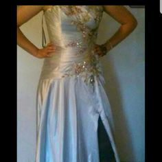 Very Pretty Silver Formal With Beautiful Beading Never Worn Beading, Cocktail Dress, Prom Dresses, Prom, Formal Dresses, Womens Dresses, Silver, Dresses, Women Shopping