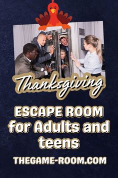 Thanksgiving is almost here! 🦃 Add a thrilling twist to your celebration with our Escape Room for Adults and Teens. Solve puzzles, work as a team, and create unforgettable memories. Don’t wait—download now to make your holiday extra special! 🍂🎉 #ThanksgivingEscapeRoom #HolidayFun #InteractiveGames Thanksgiving Escape Room, Thanksgiving Games, Game Nights, Creating Memories