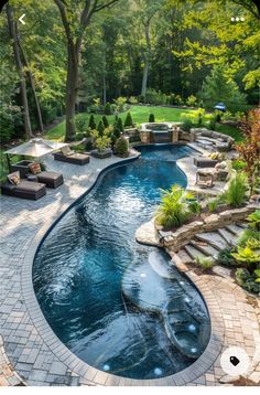 Modern Ponds, Property Business, Modern Backyard Landscaping, Backyard Landscaping Ideas, Modern Backyard