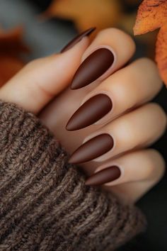 Brown Nail, Nails Autumn, Fall Nail Trends, Green Nail Designs, Manicure Ideas, Fall Nail Art, Fall Nail Colors, Copper Hair