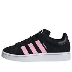 (WMNS) adidas Campus 00s 'Core Black True Pink' ID3171 Black And Pink Campus 00s, Adidas Campus Black And Pink, Addidas Shoes Campus 00s Pink, Campus 00s Pink, Pink Campus, Addidas Shoes Pink, Black And Pink Shoes, Pink And Black Shoes, Pink Adidas Campus