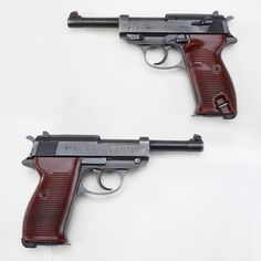 P-38 Pistol– While the Luger or Parabellum pistols were the gun that Germany took to WWI, our GOTD, the P-38 was the handgun that saw them through WWII. Offering the same eight-shot magazine capacity, this 9mm was a double-action design.  Our example was made by Speerwerke in Berlin under the secret wartime code “cyq.”  Another wartime expedient were the plastic grip panels and due to chemical shortages, these grips often exhibit great color variations. Western Hunting, The Secret, Color Variations, Germany