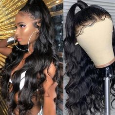 PRICES MAY VARY. [360 Body Wave Lace Wigs Authentic Material] Our 360 lace front wigs human Hair are crafted from 100% unprocessed Brazilian virgin hair. No shedding, no tangles, no chemical process, clean, natural, soft, comb Easily, no synthetic hair mixed, ensuring the hair remains soft, natural, healthy, and possesses lasting durability. [360 Body Wave Lace Wigs Versatility Features] Our wigs are expertly crafted with a body wave design that allows for easy styling. With our 360 lace wigs, y Full Lace Wig Human Hair, Full Lace Frontal, Hair Body Wave, Lace Front Wigs Human Hair, 360 Lace Wig, Wigs Human Hair, Lace Body, Body Wave Wig, Frontal Wig