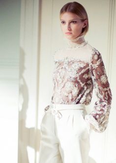 #Valentino Haute Couture S/S 2012 #Si Sigrid Agren, Romantic Blouses, Style Japonais, Victoria Secrets, Pinterest Fashion