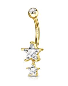 PRICES MAY VARY. [Dainty Design] This Dangle Belly Button Ring Adopted the Dangle Star Element with the 14K Gold Plated, Dainty and Cute, Make you the most dazzling person at the party. [Gauge Size] 14G = 1.6MM; Barbell Length:10MM; Easy to Wear on and Take off. [Material] This Dangle Belly Button Ring is made of the 925 Sterling Silver and the Clear CZ Material, Nickle and Lead free, Friendly to your Sensitive Skin. [About Agrewd] Agrewd is a Brand about Body Piercing Jewelry, We aim to creat t Belly Button Ring Hoop, Belly Piercing Waist Chain, Dangling Belly Button Rings, Gold Navel Piercing, Star Belly Button Piercing, Belly Button Piercing Gold, Gold Belly Piercing, Diamond Belly Ring, Belly Button Rings Dangle