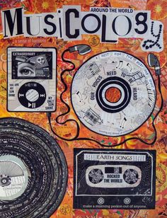 an image of music collage with old tapes and tape recorders on the cover