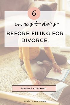 Whether it's financial, emotional or physical, divorce could be one of the toughest things you ever do in your life. Most people jump into divorce impulsively or face it unexpectedly without any kind of preparation. Before filing for divorce or responding to a divorce filed against you, make sure to follow these concrete suggestions below to help get your footing. Memories After Divorce, Things To Do After Divorce, What To Do Before Filing For Divorce, Divorce Tips For Moms, Prepare For Divorce For Women, Divorce To Do List, Divorce Preparation For Women, How To Overcome Divorce