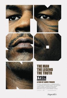 the man, the legend and the truth movie poster with tyson as his face