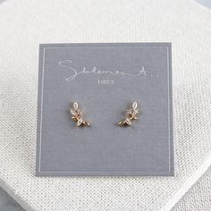 Inspired by trending botanical leaves, the Birch design features round and marquise cut crystals in these mini ear climbers. Earring Size: 11mm      Main material:   - 16k Gold/ Rose Gold/ Rhodium Plated, Brass - 92.5 Sterling Silver Post  --------------------------------------------------- Instagram Follow us @statementgrey Bridesmaids Earrings, Wedding Earrings, Pretty Earrings, Bridal Earrings, Bridal Jewelry, Bridesmaids Gifts, Prom Earrings, Prom Gift, Christmas Gift for her, Pretty Earring Leaves Earrings, Prom Gift, Botanical Leaves, Cut Earrings, Prom Earrings, Ear Climbers, Dainty Studs, Earrings Dainty, Trendy Earrings