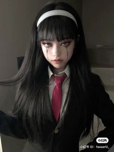 faaaariii_ xiaohongshu kawakami tomie cosplay east asian cosplayer Faaaariii_ Tomie, Cosplay Ideas Women Anime Black Hair, Tomie Kawakami Cosplay, Tomie Junji Ito Makeup, Faaaariii Tomie, Tomie Junji Ito Cosplay, Black Hair Cosplay, Tomie Cosplay, Cosplay Ideas Women Anime