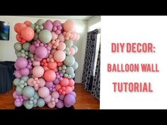 How to make a Balloon Wall (New technique!) - YouTube Balloon Clusters, Balloon Backdrop, Balloon Wall, Rose Pastel, Foam Board, Diy Decor, Balloons, Follow Me, The Creator