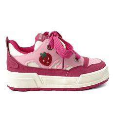 PRICES MAY VARY. Adorable Strawberry Y2K Design: Step into style with these cute canvas shoes featuring a trendy Strawberry Y2K design, perfect for women and girls. Casual Sneakers for Everyday Comfort: Embrace comfort in every step with these casual sneakers. Ideal for daily wear, they offer a blend of style and coziness. Sneaker Lace-Up with Zipper: Experience easy wear and a secure fit with the combination of lace-up and zipper closure. Effortlessly slip in and out of these stylish sneakers. Strawberry Y2k, Shoe Storage Small Space, Creative Shoes, Y2k Cute, Cute Canvas, Stylish Boots, Pink Sneakers, Lacing Sneakers, Comfortable Sneakers