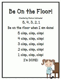 Classroom Freebies Too: A Transition Chant Freebie! Preschool Transitions, Transition Songs, Kindergarten Songs, Classroom Songs, Preschool Circle Time, Responsive Classroom, School Songs, Classroom Behavior Management, Preschool Music