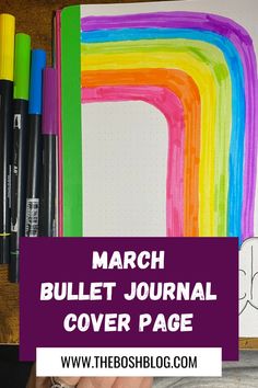 Step into spring with a colorful March bullet journal setup! Discover inspiring cover pages, layout designs, and creative tips on The Bosh Blog. Let's make this month both organized and beautiful! 🌸✨ #BulletJournalInspiration #MarchSetup #CreativeJournaling