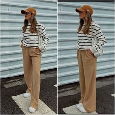 New With Tags Bloggers Favorite! Inseam 31.5" Rise 12" Wide Leg Pants Outfit, Wide Leg Pants Outfits, Mode Tips, Fall Transition Outfits, Transition Outfits, Casual Day Outfits, Ținută Casual, Brown Pants, Inspiration Mode