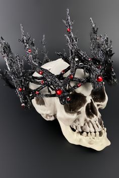 Men's Crown of branches black pewter handmade Dark Queen Crown, Goth Crown, Tiara Halloween, Woodland Tiara, Witch Headband, Forest Queen, Crown Dark, Fantasy Crown, Black Tiara