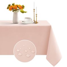 PRICES MAY VARY. SIZE GUIDE: Each package includes 1 piece of rectangle tablecloth measuring 60 W by 84 L inch. The tablecloth size is usually larger than your table size, please refer to the size guide before purchasing. WATERPROOF & STAIN RESISTANT: Made of 100% durable and reusable polyester material, the Romanstile rectangle tablecloth is specially treated to be spill-proof and water resistant. The fabric is much easier to clean up than cotton, which makes your daily use and maintenance more Table Top Covers, Wedding Indoor, Girl Birthday Decorations, Tablecloth Sizes, Rectangle Tablecloth, Tablecloth Fabric, Table Dimensions, Christmas Kitchen, Linen Tablecloth