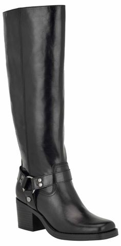 PRICES MAY VARY. Step out in style with the Koop tall high heeled boot. The Koop features a modern square toe and mid block high heel that will keep you going all day and night in this classic silhouette. Founded in 1978, Nine West empowers women to take on the world in style, from day to night. Square Toe Zip Closure Imported 2.2" Heel Height Black Boots Knee High, Black Boots Knee, Boots Knee High, Chic Flats, Black Knee High Boots, Modern Square, Boots Knee, High Heel Boots, Night In