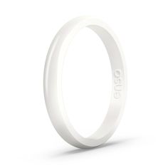 a white ring on a white background