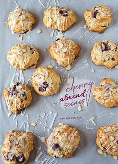 a bunch of cookies that are sitting on a table