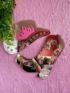 Cowboy Hat & Boot Mirror Set - PrintedWeird