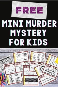 Csi Classroom Activity, Who Done It Mystery Game, Mystery Birthday Party Kids, Detective Games For Kids Free Printable, Halloween Mystery Game, Mystery Party For Kids, Kids Mystery Party, Mystery Games For Kids, Geheimagenten Party