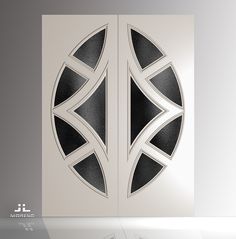 an image of a door that is in the shape of a circle with two intersecting lines