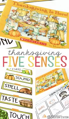 thanksgiving printables and activities for kids to use in their homeschool classroom