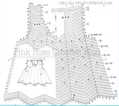 the diagram shows how to make an origami dress with different shapes and sizes