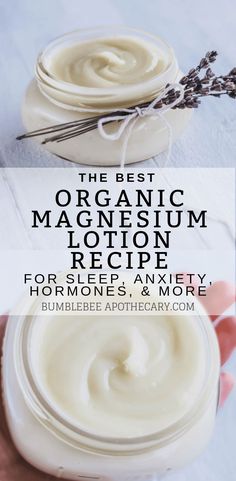 Magnesium Lotion Recipe, Apothecary Diy, Magnesium Lotion