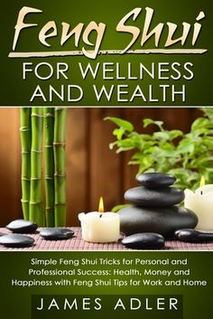 the cover of feng shui for well - being and health by james adler