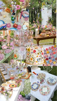 Garden party 🌷 Fairy Garden Birthday Party, Garden Party Theme, Backyard Birthday, Birthday Dinner Party, Picnic Birthday, Garden Party Birthday, Dream Party, Garden Birthday