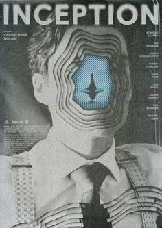 an advertisement for inception featuring a man's necktie and the words