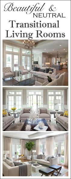 the interior and exterior of a living room