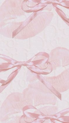 pink ribbon and bows on white background for backdrop or wallpaper design, suitable to use in many different projects