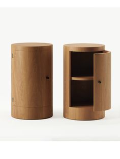 Constant Nightstand - Iroko Nightstands Round Nightstand, Iroko Wood, 3d Files, Holland Park, Modern Bedside Table, Console Cabinet, Modern Nightstand, Fact Sheet, House Materials