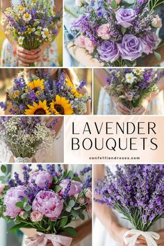 lavender bouquets are the perfect way to add color to your wedding day