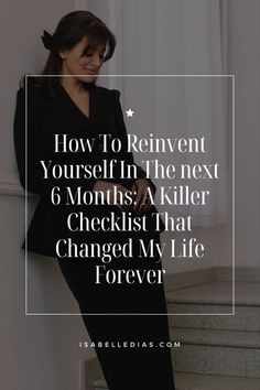 Life Reset Challenge: The Ultimate Checklist - Isabelle Dias Reset Challenge, Reinventing Yourself, Life Reset, Becoming Her, Personal Development Activities, Next 6 Months, Change Yourself, Reinvent Yourself, Get My Life Together