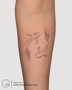 Koi Fish Line Art Tattoo Koi Fish Line Art, Tattoos Fish, Tattoo Fishing, Fish Line Art, Small Fish Tattoos, Fishing Tattoos, Tattoo Fish, Fishing Tattoo, Line Art Tattoo