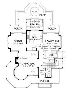 the floor plan for this house