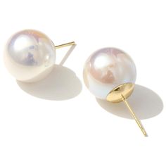 PRICES MAY VARY. Strong imitation pearl earrings: 14/12/10mm Oversized pearl studs that will make you stand out from the crowd. Sparkling and eye-catching. MATERIAL: 925 Silver Pin Plated 18k Gold, Hypoallergenic Earrings PERFECT GIFT: The exquisite packaging allows you to give it as any gift (Christmas gift, Valentine's Day gift, birthday gift) to the person you want to give it to. SIZE: The pearls are divided into 14/12/10mm sizes, and the back end of the silver needle is about 1.5cm long. SER Big Pearl Earrings, Dr Closet, Big Pearl, Fame Dr, Silver Pin, Hypoallergenic Earrings, Pearl Stud Earrings, Sterling Silver Studs, Pearl Studs