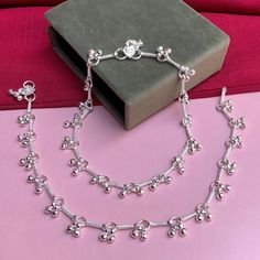 Sterling Silver Anklet Indian, Ankelate Design Silver, Pattilu Designs Silver Simple Latest, Anklets Indian Silver Simple, Anklets Indian Silver Modern, Latest Silver Anklet Designs, Anklets Indian Silver