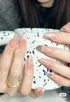 Korean Nails, 4th Of July Nails, July Nails, How To Do Nails, Summer Nails, Nail Inspo, Pretty Nails, Cute Nails