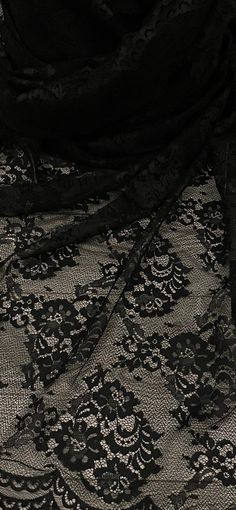 Our Chantilly lace fabric is simply stunning. It is gorgeously tactile, delicate and feminine, with a sweeping drape unlike that of any other. This fabric is imbued with extra strength and a unique handle. Perfect for all types of dressmaking, crafting, decorating and various other projects.  *Colours may vary due to different screens.  *Width 58 inches *Synthetic *Machine Washable *If you order more than 1 meter, fabric will come as one continuous length. *Fast Delivery Before you go please che Gold Velvet, Net Fabric, Wedding Gowns Lace, Chantilly Lace, Lace Fabric, Dressmaking, Black Floral, Black Lace, Fast Delivery