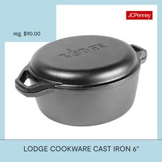 the lodge cookware cast iron 6 - qt oval casserole is $ 99 00