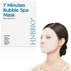 7 Minutes Bubble Spa Mask Facial Bubble Mask Skincare, Vegan Certified Biodegradable Facial Mask Sheet, SPA-grade Exfoliating, Pore Care, Moisturizing, Cooling, Glow Up, Rejuvenating (8 Bubble Mask) The Ultimate in Skin Care Luxury with the 7 Minutes Bubble Spa Facial Mask by HNBBIO. This innovative facial mask brings the best of K-beauty to your skincare routine, offering a comprehensive solution for all your skin care needs. Key Features: Facial Bubble Mask: Our unique bubble mask formulation Spa Mask, Detoxifying Face Mask, Vegan Face Mask, Spa Masks, Mask Skincare, Bubble Mask, Spa Facial, Skin Care Face Mask, Facial Sheet Mask