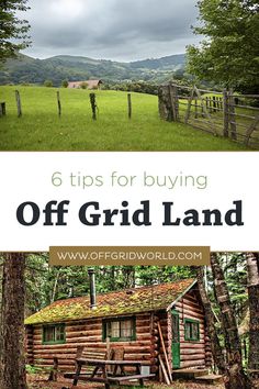 6 tips for buying land to live off the grid. These tips should save you time and hassle when you start looking for your off grid land. Off Grid Farm, Off Grid Community Layout, Off Grid Ideas, Living In The Woods, Fresh Off The Grid, Off Grid Living Aesthetic, Of The Grid Living